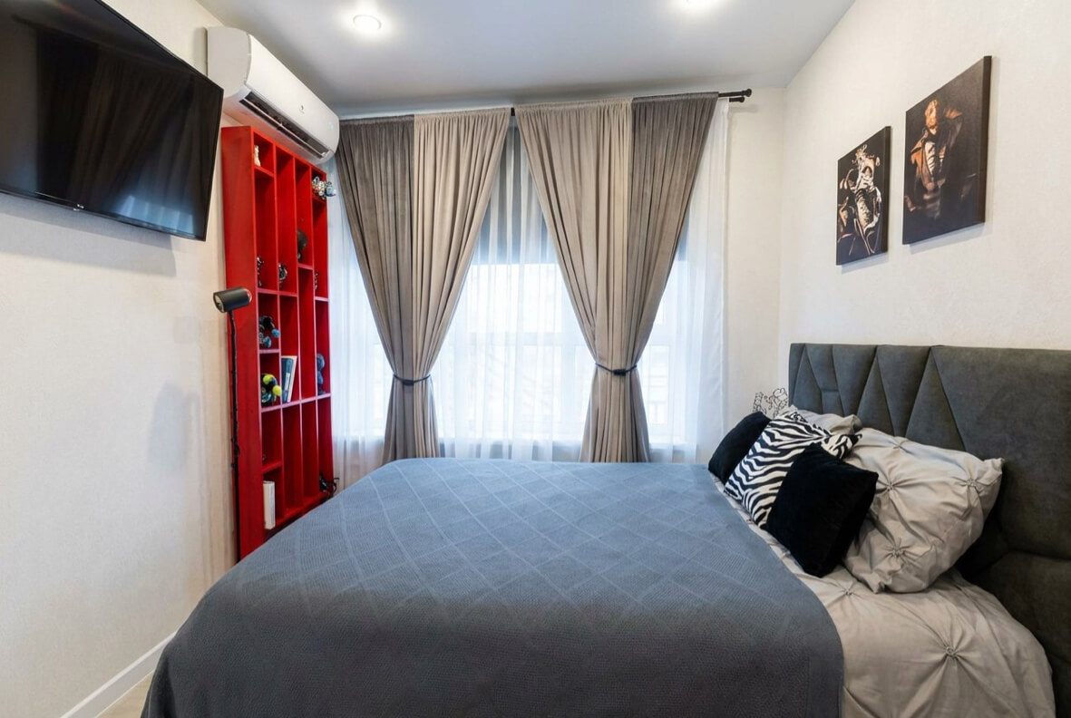 Photo d’intérieur améliorée pour une location courte durée